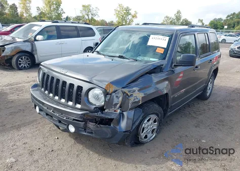 2016 Jeep Patriot Sport from USA, damaged, VIN 1C4NJPBA7GD743582